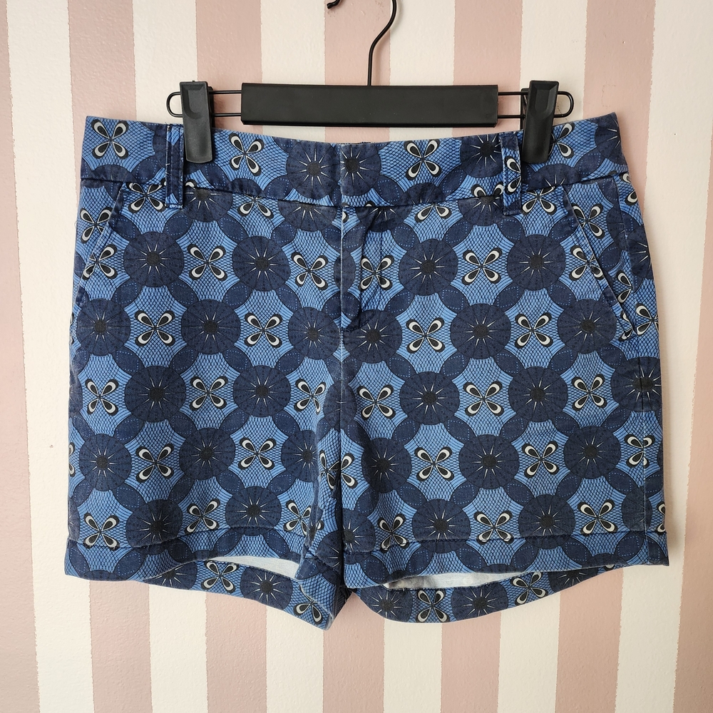 🏷Stylish Blue Patterned Women's Shorts